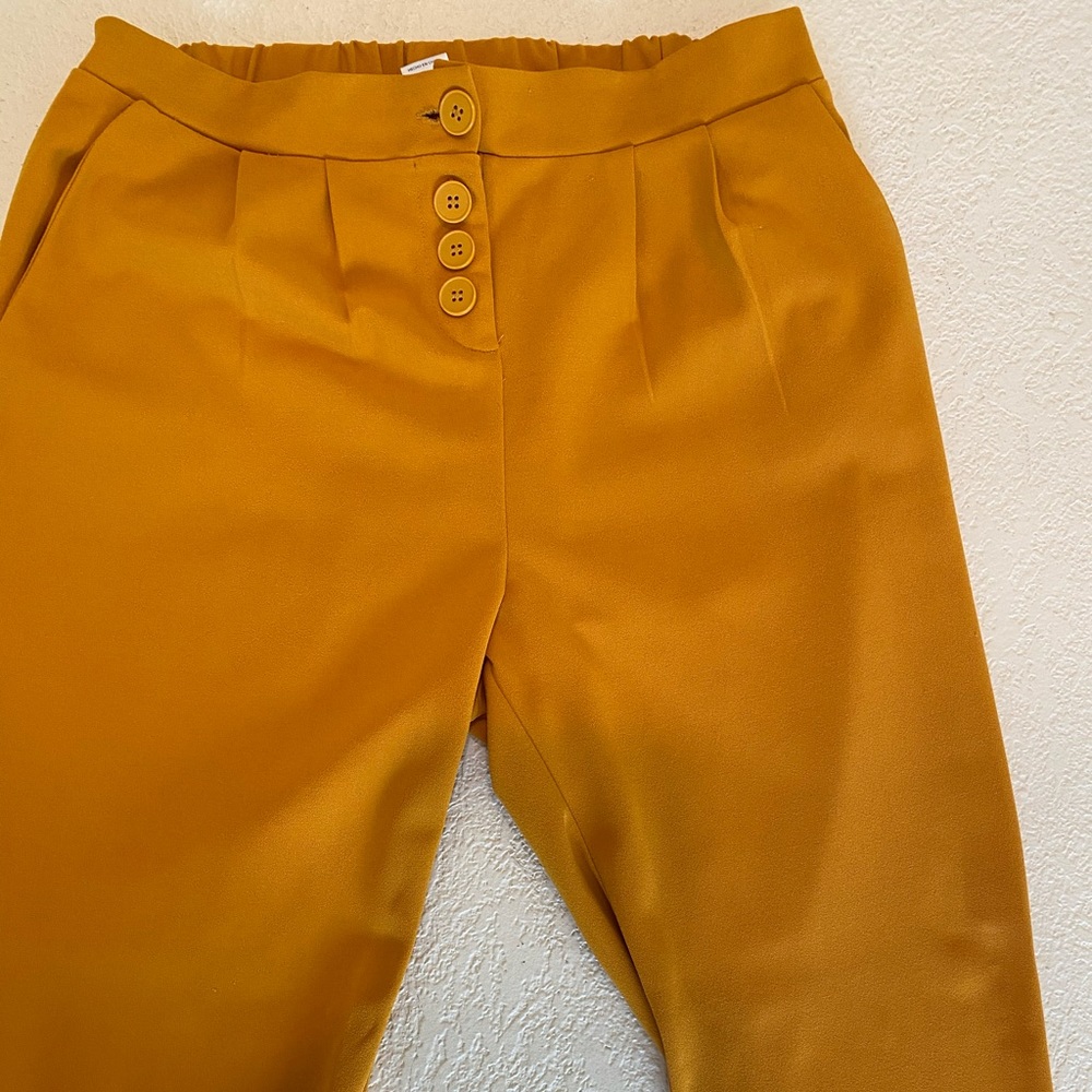 Mustard slacks
